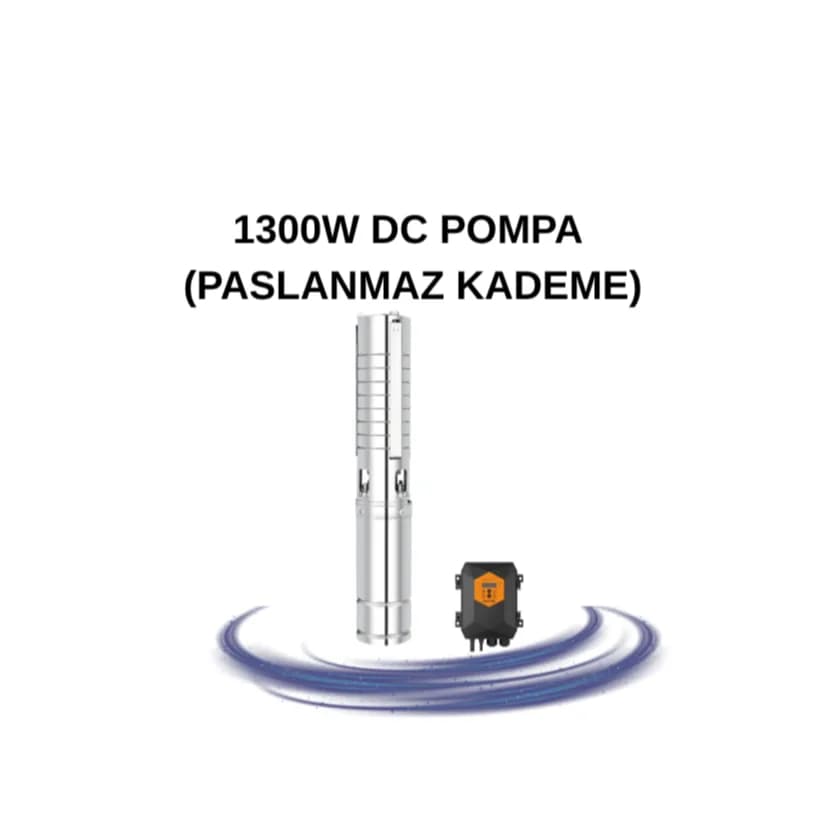 1300W DC POMPA (PASLANMAZ KADEME)
