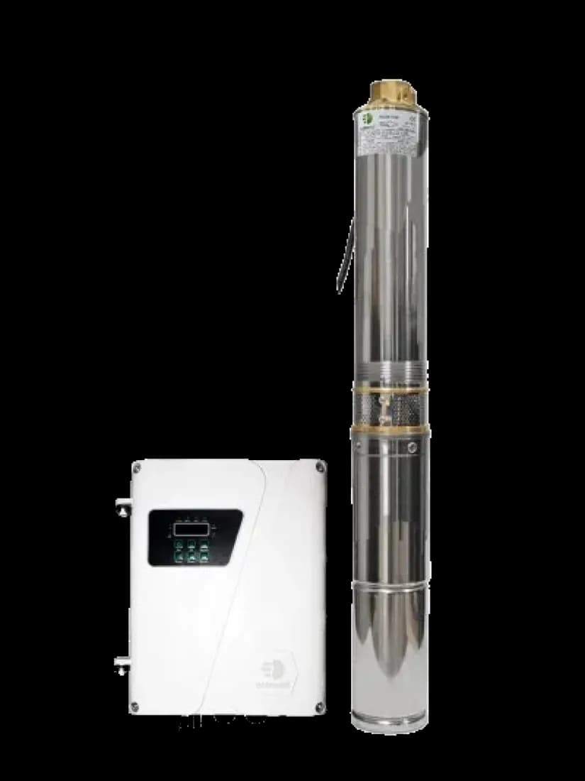 AC-DC Pompa 4 İnç 220V 2200 Watt 14 Ton Hmax 125 mt Outlet 2