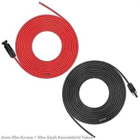 Hasçelik 6mm Solar Kablo Siyah