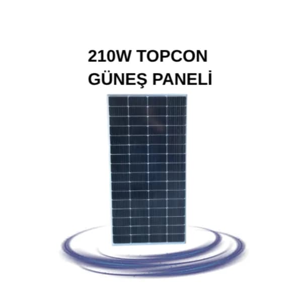 210W TOPCON GÜNEŞ PANELİ