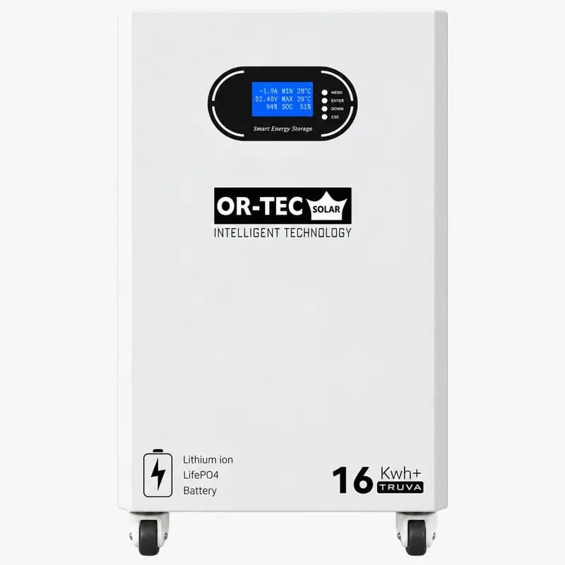 Ortec 51.2 V 314 Ah 16 kWh Lityum LiFePO4 Truva Batarya