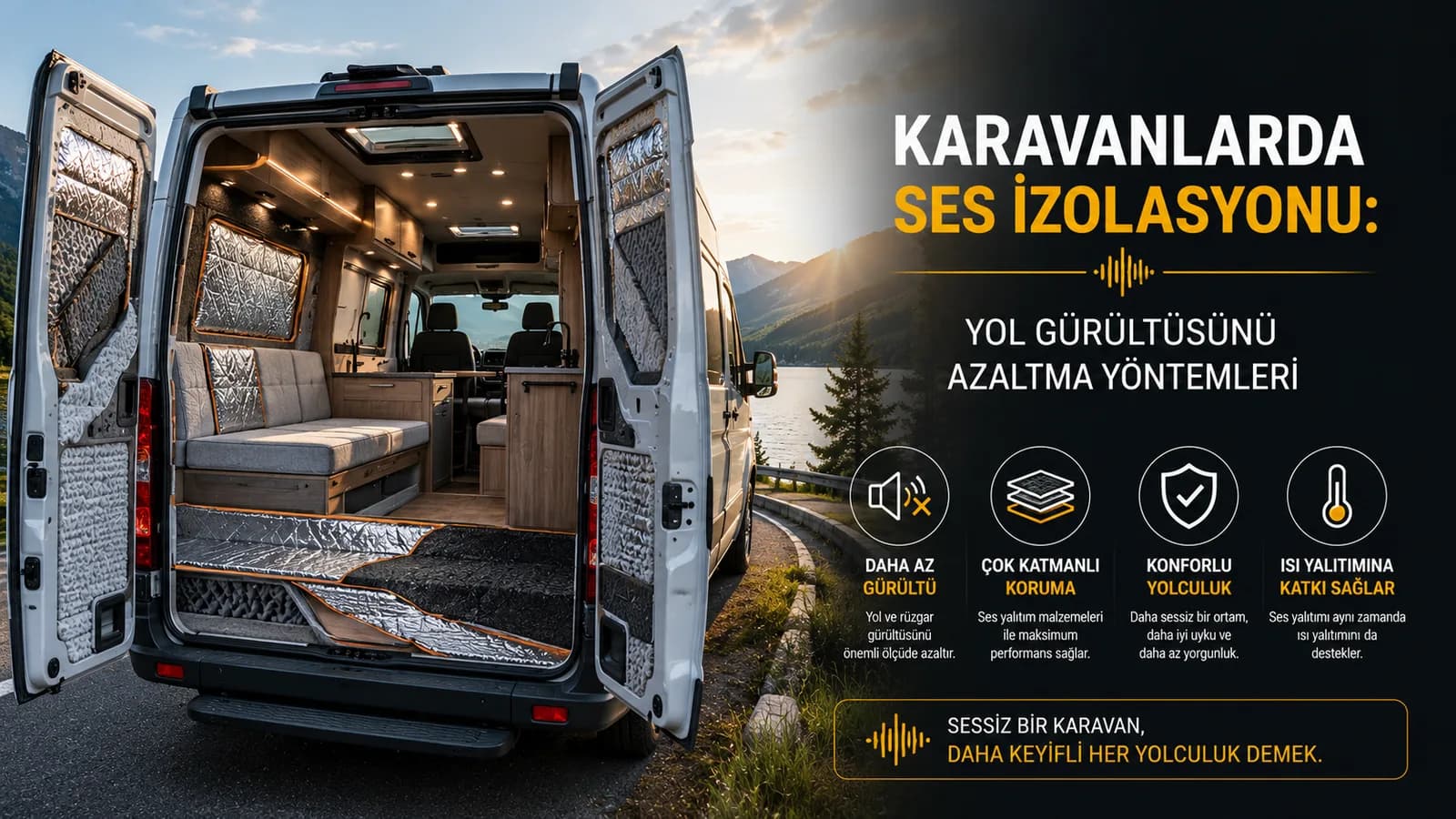 Karavanlarda Ses İzolasyonu: Yol Gürültüsünü Azaltma Yöntemleri
