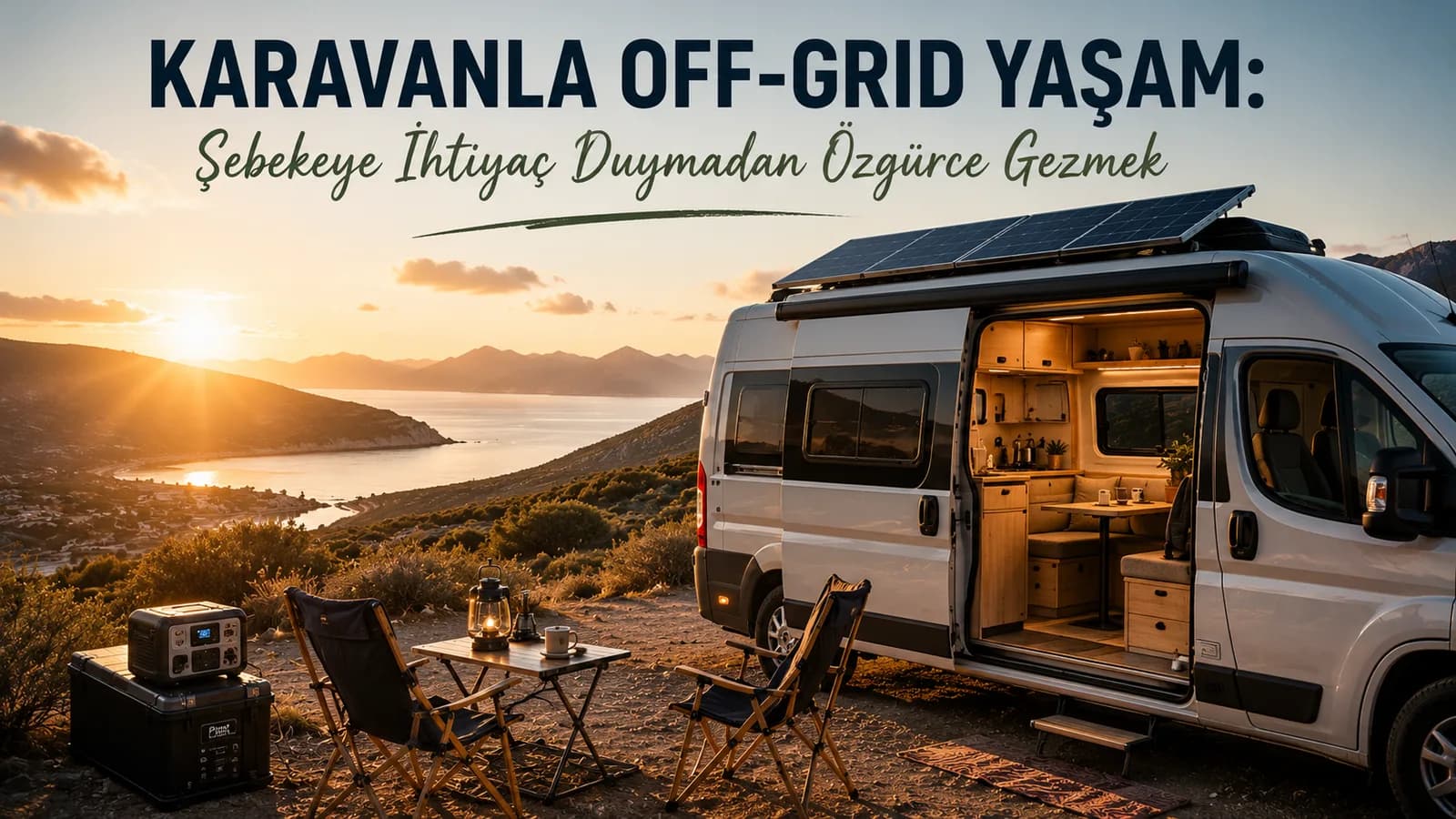 Karavanla Off-Grid Yaşam: Şebekeye İhtiyaç Duymadan Özgürce Gezmek