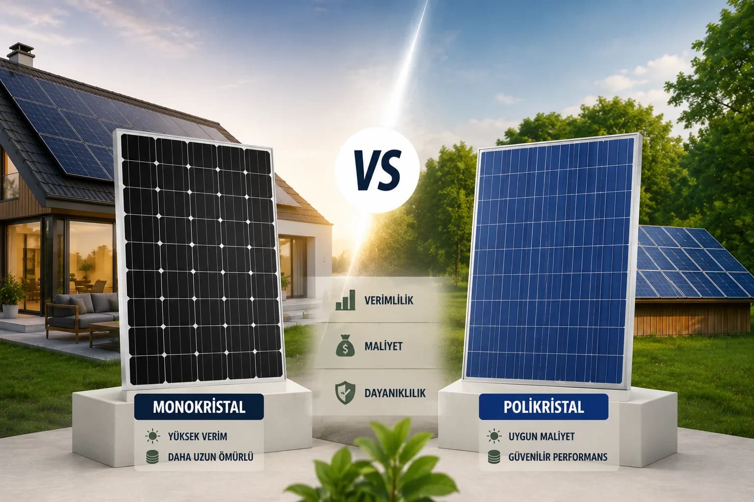 Monokristal vs Polikristal Güneş Panelleri: Hangisi Daha Verimli?